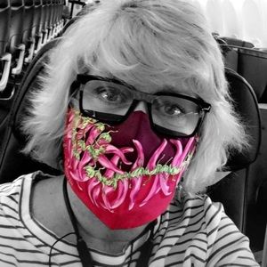 Luxury Face Mask Handcrafted With Designer Scarf